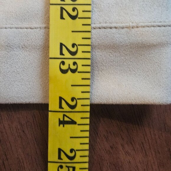 Naked Zebra Women’s Faux Suede Jacket Beige L Quiet Luxury Minimalist Coastal - Picture 10 of 11